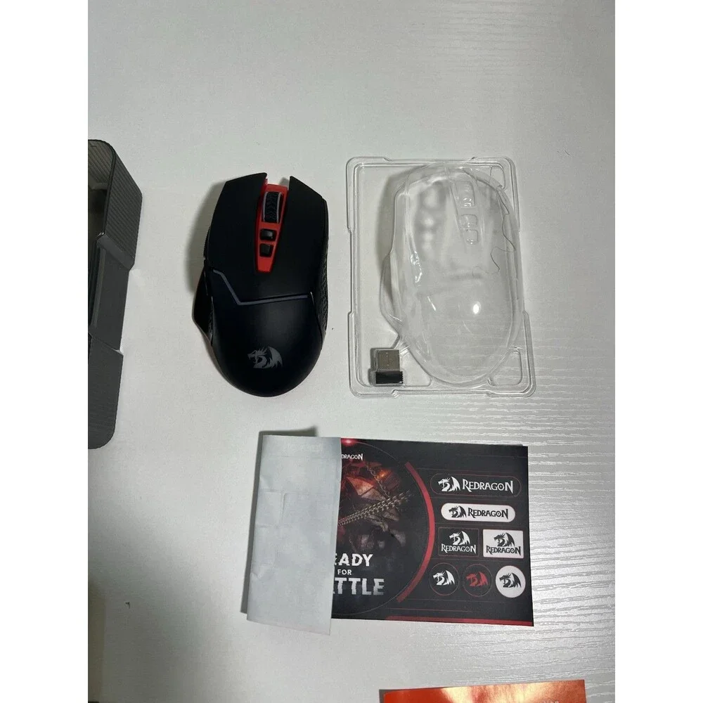 Redragon M690-1 Mirage 2 Wireless Gaming Mouse 2400 DPI Red Backlight